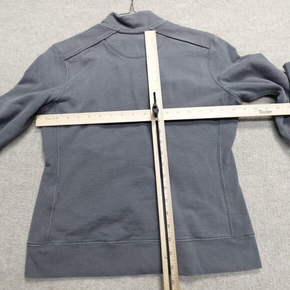 American Giant Womens Jacket Medium Gray  Moto Full Zip - Picture 4 of 7